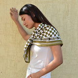 Grand foulard CHECKS Vert