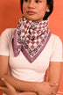 Grand foulard CHECKS Violet