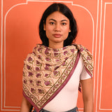 Grand foulard ÉPHÈSE Raisin