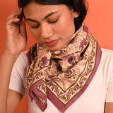 Grand foulard ÉPHÈSE Raisin