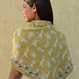 Grand foulard FAUVE Noix