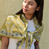 Grand foulard FAUVE Noix