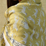 Grand foulard FAUVE Noix