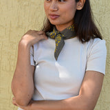 Petit foulard GALATIE Café