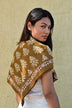 Grand foulard GALATIE Tabac