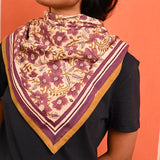 Grand foulard HÉLIOS Écru