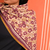 Grand foulard HÉLIOS Écru