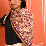 Grand foulard HÉLIOS Écru
