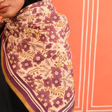 Grand foulard HÉLIOS Écru