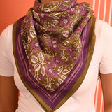 Grand foulard HÉLIOS Kaki