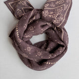 Grand foulard ULYSSE Bleu marine