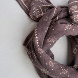 Grand foulard ULYSSE Bleu marine