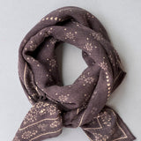 Grand foulard ULYSSE Bleu marine