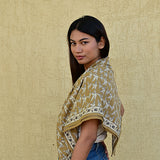 Grand foulard MERCURE Bistre