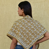 Grand foulard MERCURE Bistre