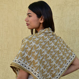 Grand foulard MERCURE Bistre