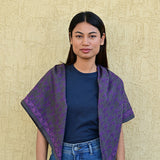 Grand foulard MERCURE Grisaille