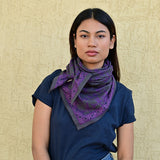 Grand foulard MERCURE Grisaille