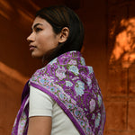 Foulard violet 114 byzantine