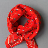 Grand foulard POLINA Tomato
