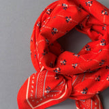 Grand foulard POLINA Tomato