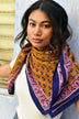 Grand foulard SÉLÉNÉ Fauve