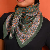 Grand foulard SÉLÉNÉ Vert