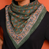 Grand foulard SÉLÉNÉ Vert