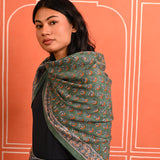Grand foulard SÉLÉNÉ Vert