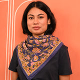 Grand foulard THÉODORA Bleu