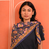 Grand foulard THÉODORA Bleu