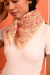 Grand foulard TULIPA Rose