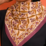 Grand foulard ZÉNON Moutarde