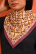 Grand foulard ZÉNON Moutarde