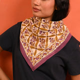 Grand foulard ZÉNON Moutarde