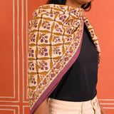 Grand foulard ZÉNON Moutarde