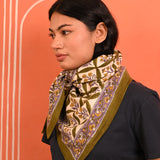 Grand foulard ZÉNON Vert