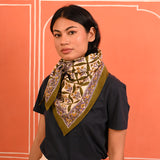 Grand foulard ZÉNON Vert