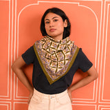 Grand foulard ZÉNON Vert