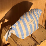 Grande trousse froufrou - PACHA Bleu ciel
