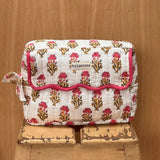 Trousse de toilette rabat - N°50 Rose
