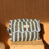Trousse de toilette rabat - FLORA Bleu marine