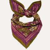 Petit foulard HÉLIOS Kaki
