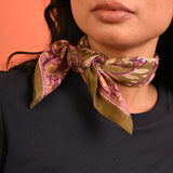 Petit foulard N°114 Kaki
