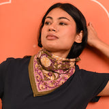 Petit foulard N°114 Kaki