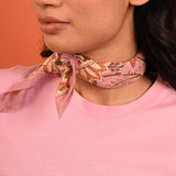 Petit foulard N°114 Rose