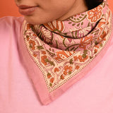 Petit foulard N°114 Rose