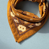 Petit foulard ANASTASE Bronze