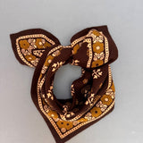 Petit foulard ANASTASE Chocolat