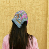 Petit foulard ANI Bleu horizon